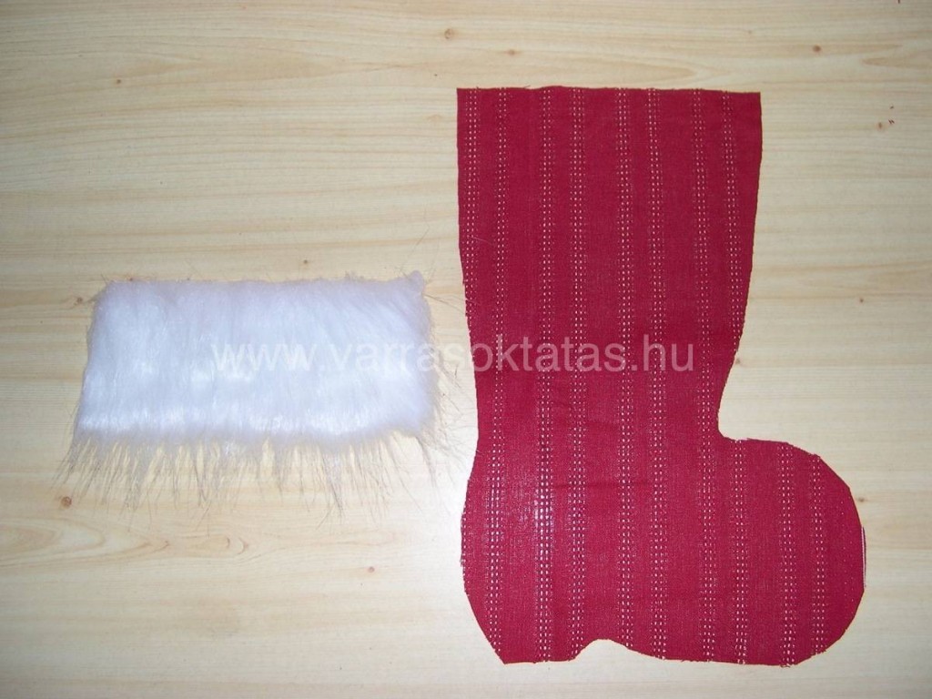 mikulás csizma varrás