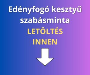 edényfogó szabásminta